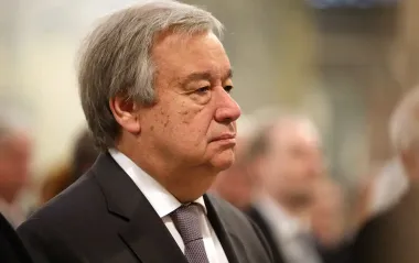 Генсек ООН засудив атаку РФ на Київ та закликав до негайного припинення вогню