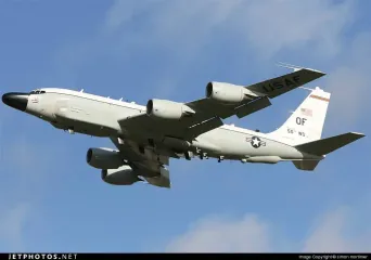Шпионил за РФ: американский самолет RC-135 заметили у берегов Мурманской области (фото)