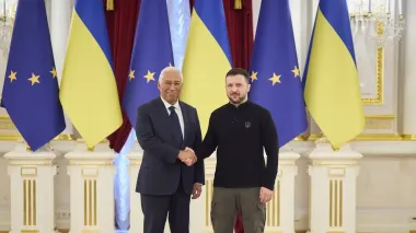 Zelenskyy and Costa discuss security guarantees, financing Ukrainian drone production, agree to meet