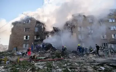 Zelenskyy honors victims of Russian missile strike on Kyiv on August 28. VIDEO