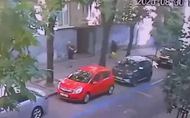 Andrii Parubii shot dead in Lviv: video of murder emerges. VIDEO