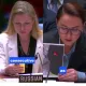 Представительница РФ на Совбезе ООН смотрела в телефон, пока Свириденко показывала фото убитого Россией ребенка (видео)