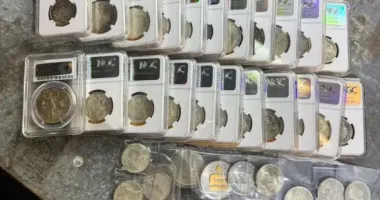 Житель Полтавщины пытался перевезти через границу коллекцию старинных монет