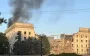 В Херсоне полсуток горело разрушенное россиянами здание ОВА (фото)
