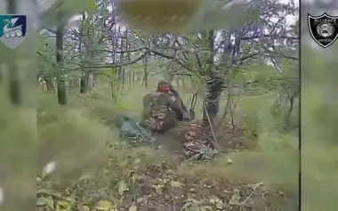 Marines attacked Russian infantrymen, enemy shelters and equipment in Donetsk region. VIDEO