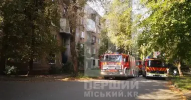 В Кривом Роге во время пожара погибли двое детей, мать и еще трое пострадали