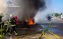 Біля кордону з Польщею згоріли сім автомобілів