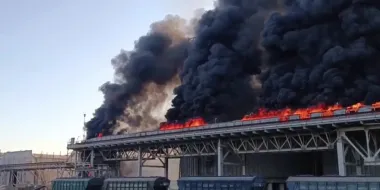 В Одесской области произошел пожар в Черноморском порту: что известно