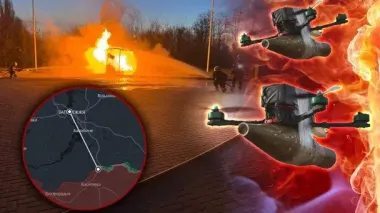 Запорожье под ударом русских дронов: есть попадания и пострадавшие