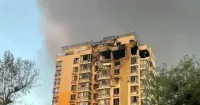 В Киеве российский дрон попал в дом известного футболиста