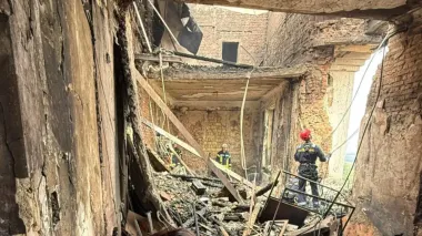 Свириденко показала руйнування у будівлі Кабміну
