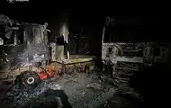 На Київщині після атаки БПЛА горіло підприємство