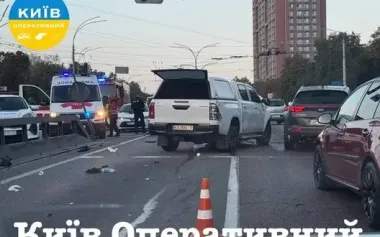Staff sergeant of military unit caused fatal traffic accident in Kyiv: police officer and driver of another car killed. PHOTO
