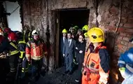 Іноземним дипломатам показали пошкоджену атакою РФ будівлю Кабміну