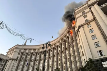 Ukraine shows diplomats damage after Russia's largest aerial attack since invasion