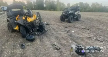 На Сумщині зіткнулися квадроцикли: один водій загинув, інший у лікарні
