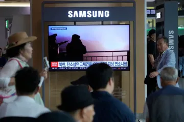 Kim Jong Un oversees test of new rocket engine for ICBMs, North Korea says