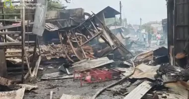 Росіяни вночі обстріляли центр Херсона: у МВА показали наслідки