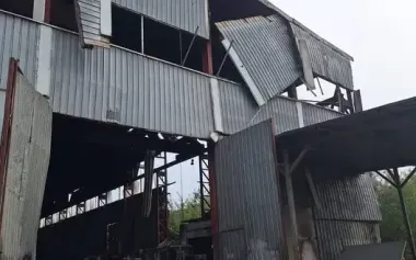 Russian strike on Lviv: 10 missiles and about 60 drones flew towards city, debris hit civilian warehouse. PHOTOS