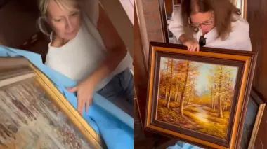 Пара разбогатела после случайной находки в стенах собственного дома (видео)