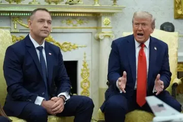 Президент Польщі обговорив з Трампом атаку російських безпілотників: подробиці