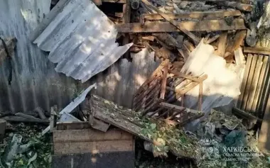 Shelling of the Kharkiv region: 5 people wounded, houses, cars, warehouses, and power grids destroyed. PHOTO