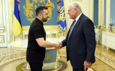 Zelenskyy meets with Kellogg in Kyiv