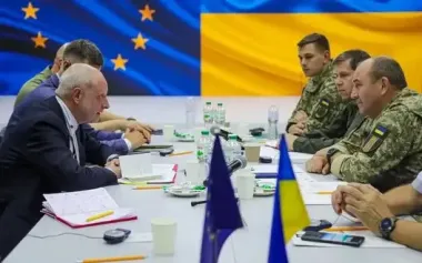 Tightening sanctions against Russia and financing Ukraine’s defence industry: Ministry of Defence and EU delegation hold meeting. PHOTO