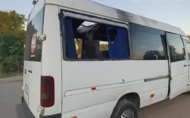Russian forces struck Polohy district with FPV drone: man was wounded and minibus was damaged. PHOTO