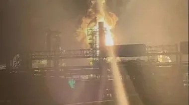 Ukrainian forces strike one of Russia's largest oil refineries with drones