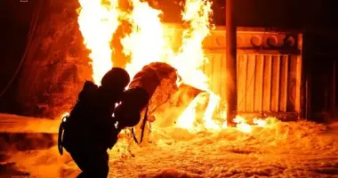 Россияне ударили по спасателям на Черниговщине: 4 пожарных травмированы