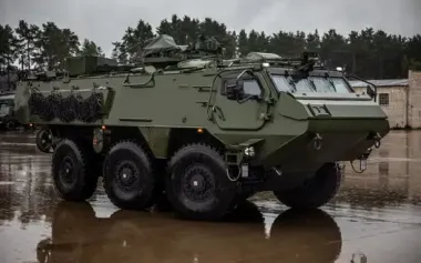 Latvia has transferred another batch of Patria armoured personnel carriers to Ukraine. PHOTOS