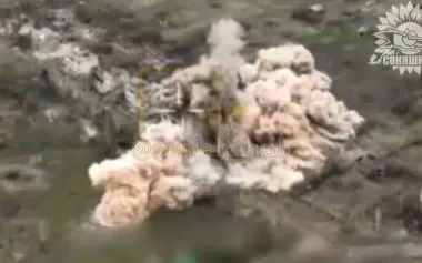 MiG-29 pilot destroys house where occupiers were staying with aerial bomb. VIDEO