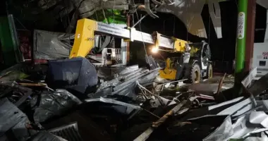 Після удару по АЗС на Полтавщині – четверо поранених: у ДСНС показали наслідки