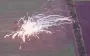 Moment of impact and detonation of ammunition of enemy "Buk-M2" air defence system. VIDEO