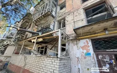 Consequences of enemy shelling in Kherson region: 13 people wounded, including five police officers and child. PHOTOS