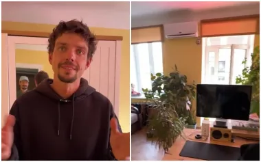 Ванна на кухне: мужчина показал свою квартиру в Киеве размером 24 "квадрата" (фото)