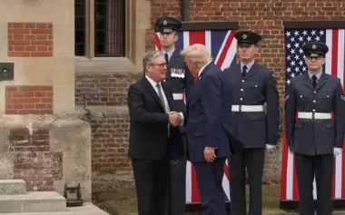 Trump began meeting with Starmer, - Sky News. PHOTOS
