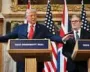 Trump turns fire on Putin and lauds UK in press conference with Starmer