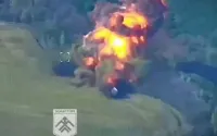 Destruction of occupiers’ field ammunition depot using FPV. VIDEO