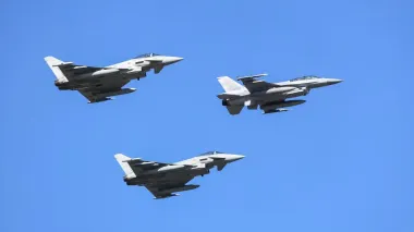 Німецькі винищувачі перехопили російський літак-розвідник над Балтійським морем