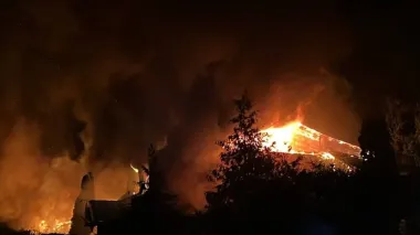 В Киевской области в результате атаки российских БпЛА горят жилые дома – ОВА