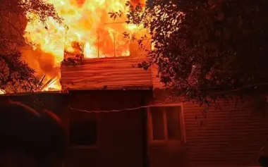 Man wounded in Kyiv region as result of UAV attack. PHOTOS