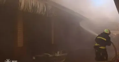 У Дніпрі горів найбільший ринок міста