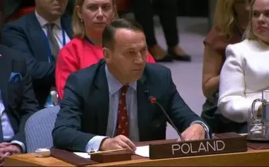 Sikorski at UN Security Council - to Russian government: "You have been warned"