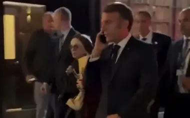 New York police blocked Macron’s motorcade to clear way for Trump’s motorcade. VIDEO