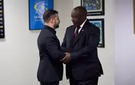 Зеленський зустрівся з президентом ПАР