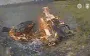 Occupier with gasoline bottle burned to death in strike by Madyar’s Birds UAV. VIDEO 18+