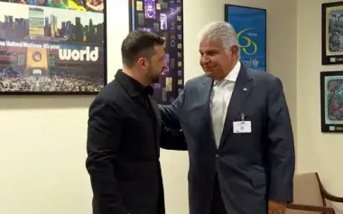 Zelenskyy and Panamanian President Mulino discuss sanctions against Russia’s shadow fleet