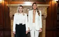 Олена Зеленська обговорила з першою леді США захист дітей